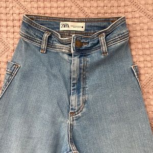 Zara High-waisted Sailor Straight Jeans